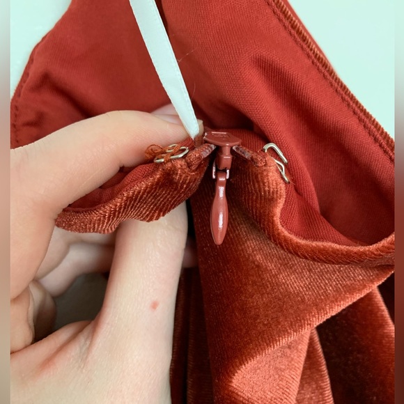 SHEIN Velvet Floor Length Dress Size Medium - Picture 4 of 7